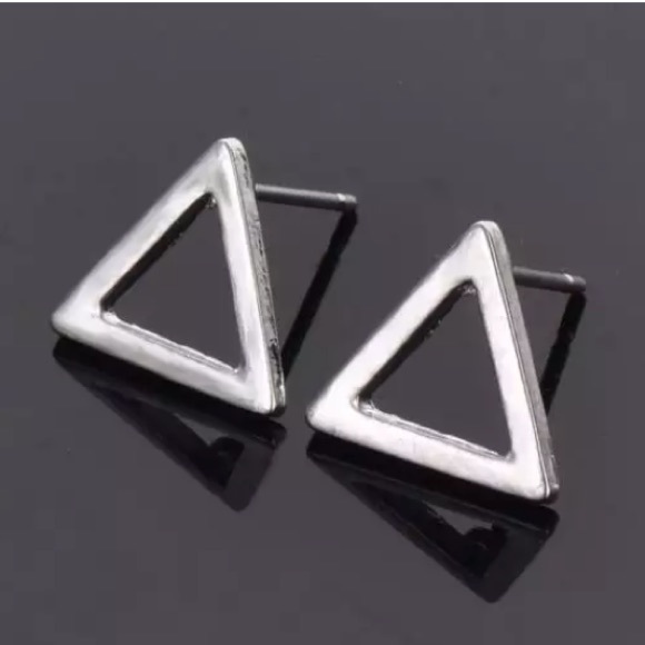 💙💎GRATEFUL💙MAKER💎💙 Jewelry - NEW!💙💎SILVERY!💍MODERN MINIMALIST TRIANGLES!💎💙